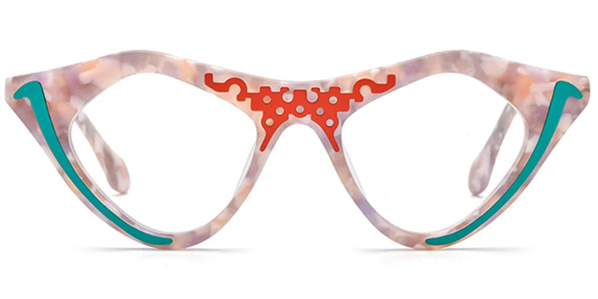Candye® Acetate Cat Eye Geometric Frame F6898