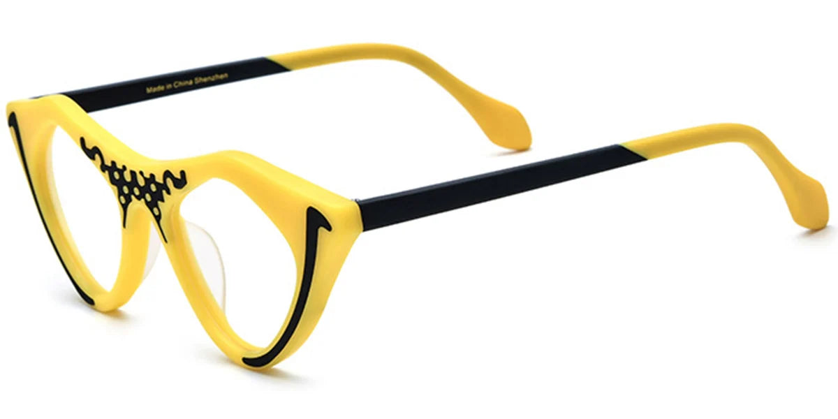 Candye® Acetate Cat Eye Geometric Frame F6898