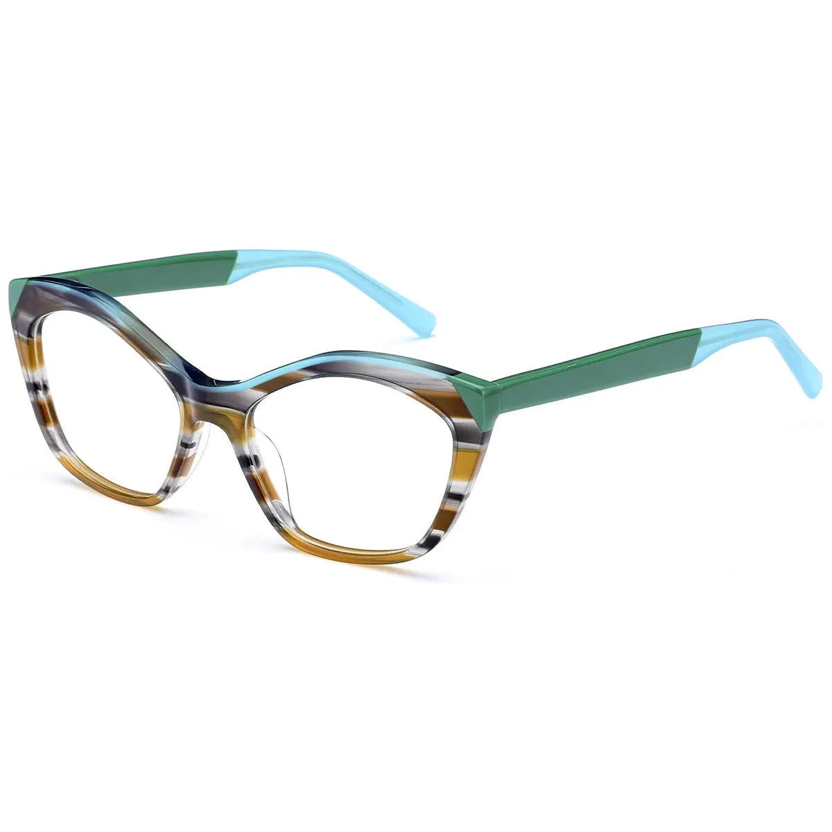 Candye Acetate Geometric Frame F4834