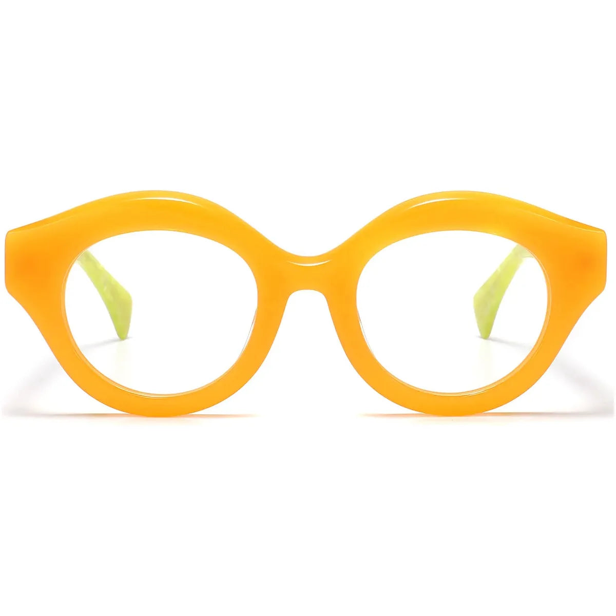 Candye Acetate Round Geometric Frame F5981