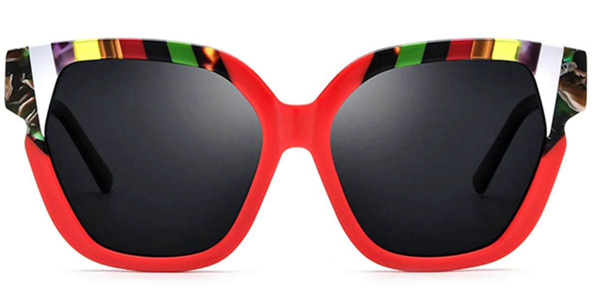 Candye® Acetate Square Cat Eye Sunglasses SG6395