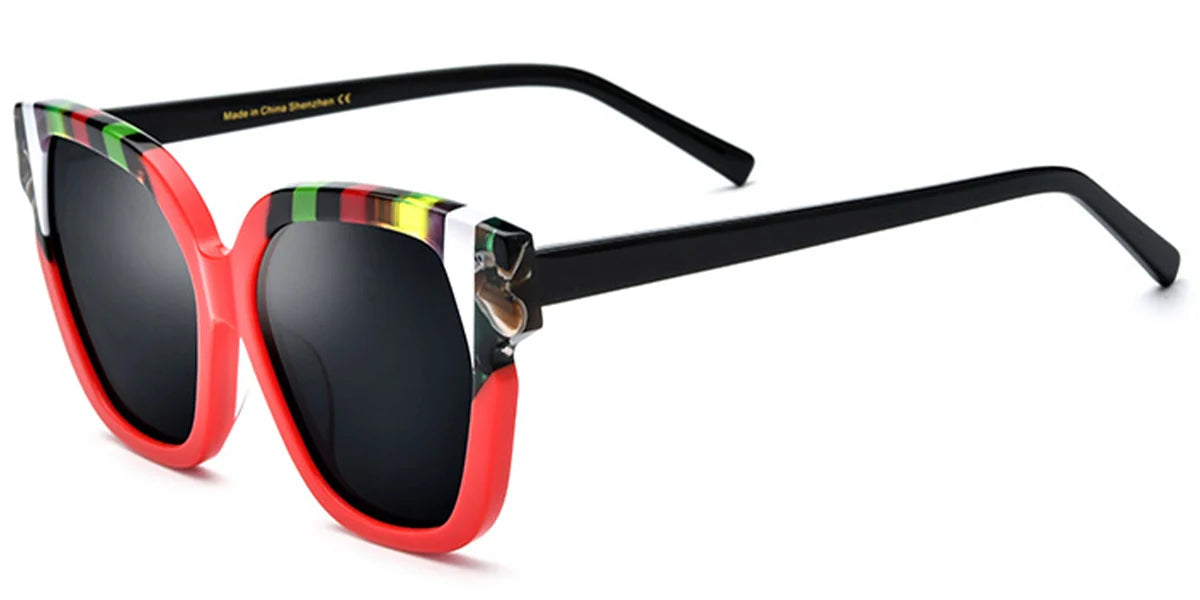 Candye® Acetate Square Cat Eye Sunglasses SG6395