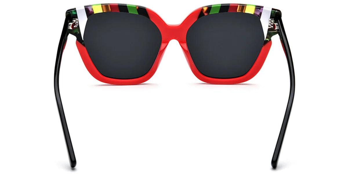 Candye® Acetate Square Cat Eye Sunglasses SG6395