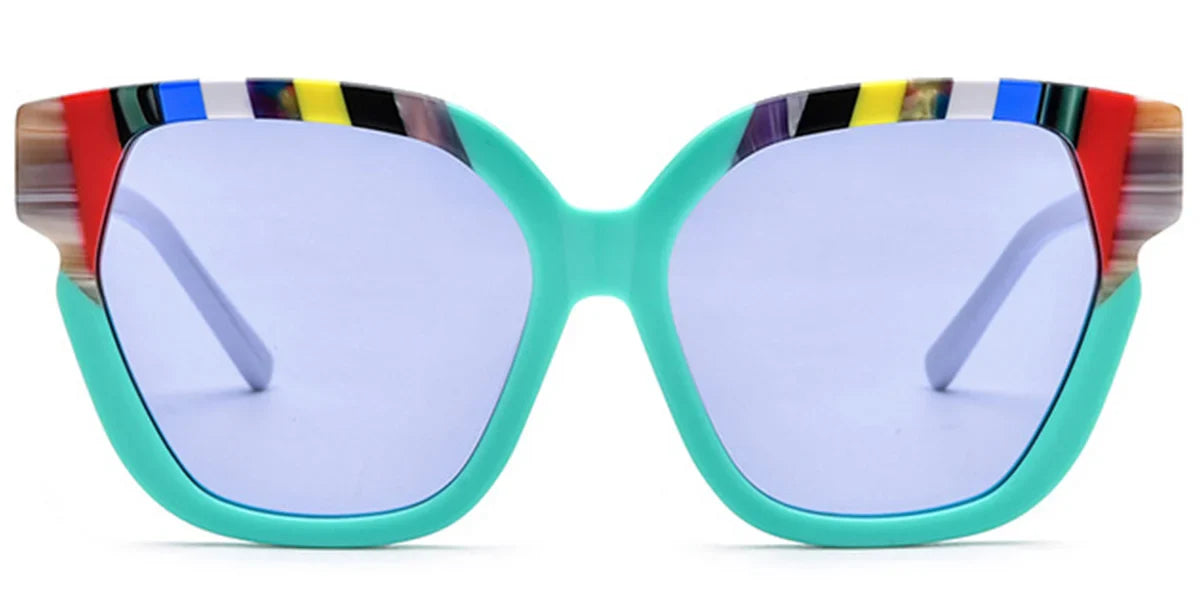 Candye® Acetate Square Cat Eye Sunglasses SG6395