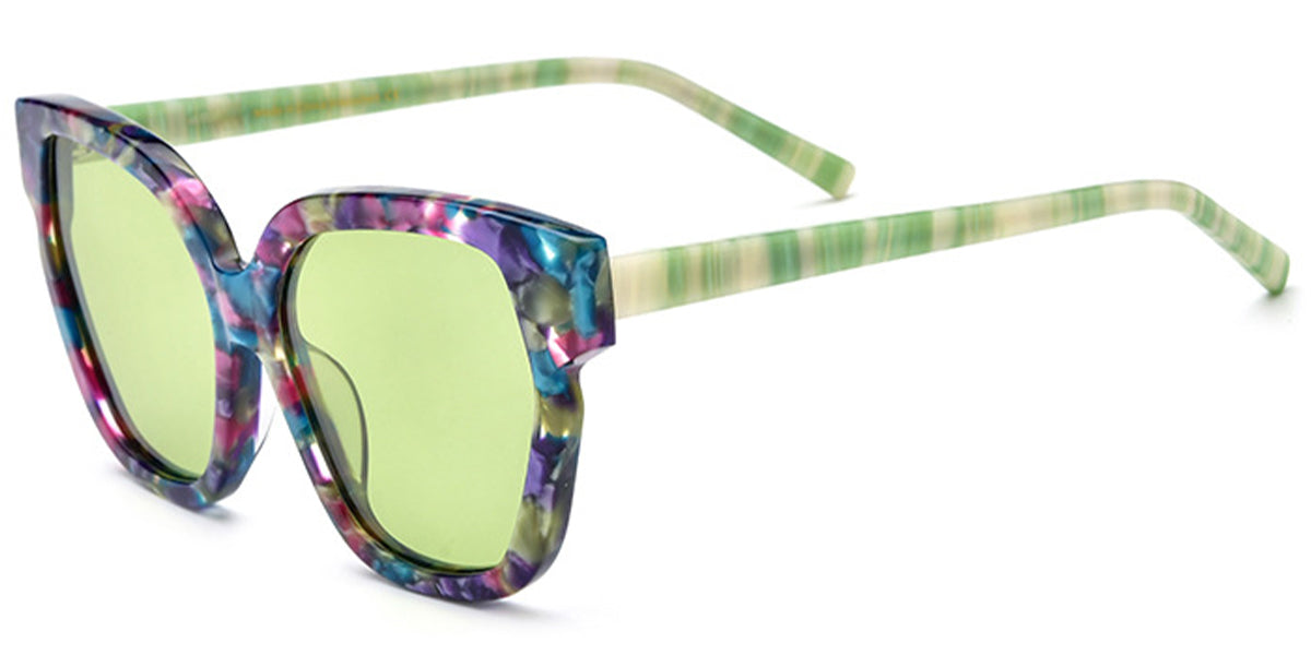 Candye® Acetate Square Cat Eye Sunglasses SG6395