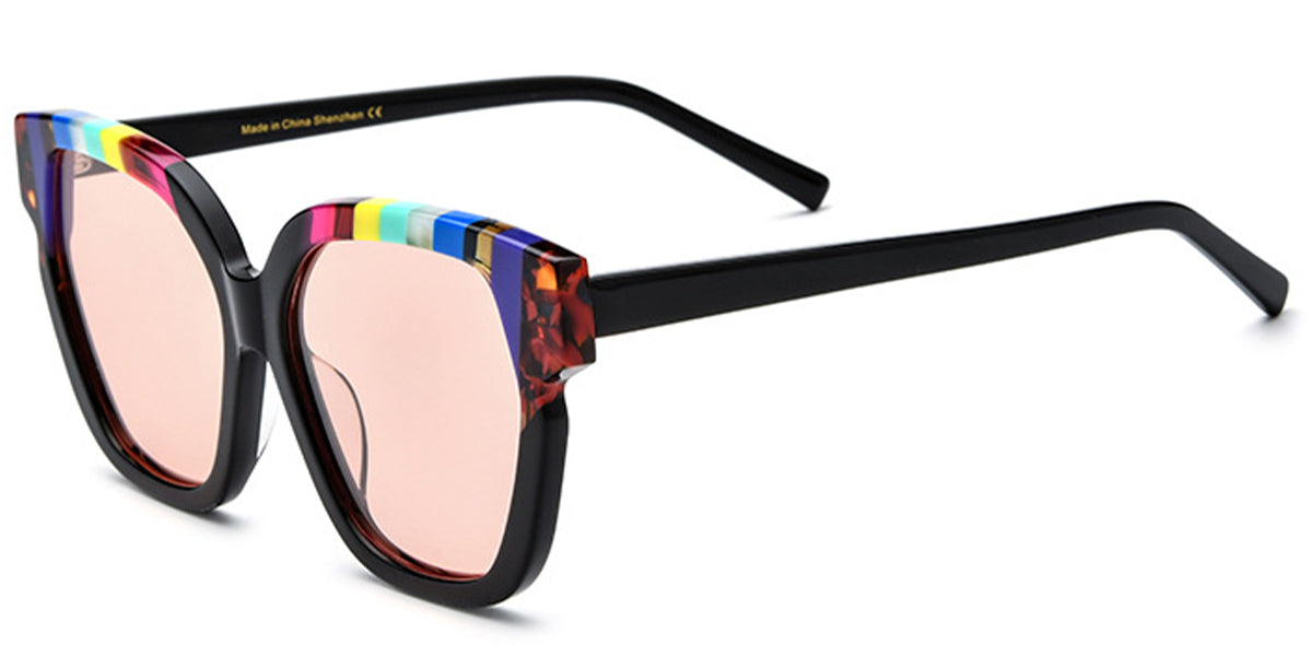 Candye® Acetate Square Cat Eye Sunglasses SG6395