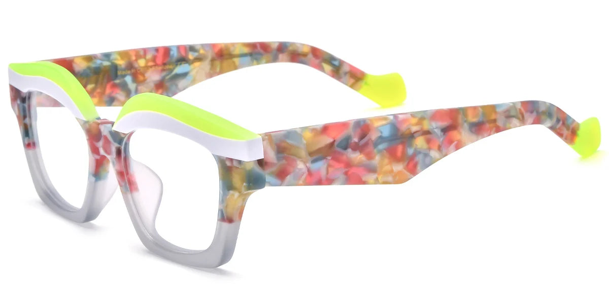 Candye® Acetate Square Geometric Frame F5816