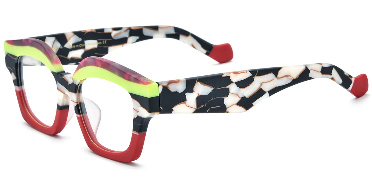 Candye® Acetate Square Geometric Frame F5816