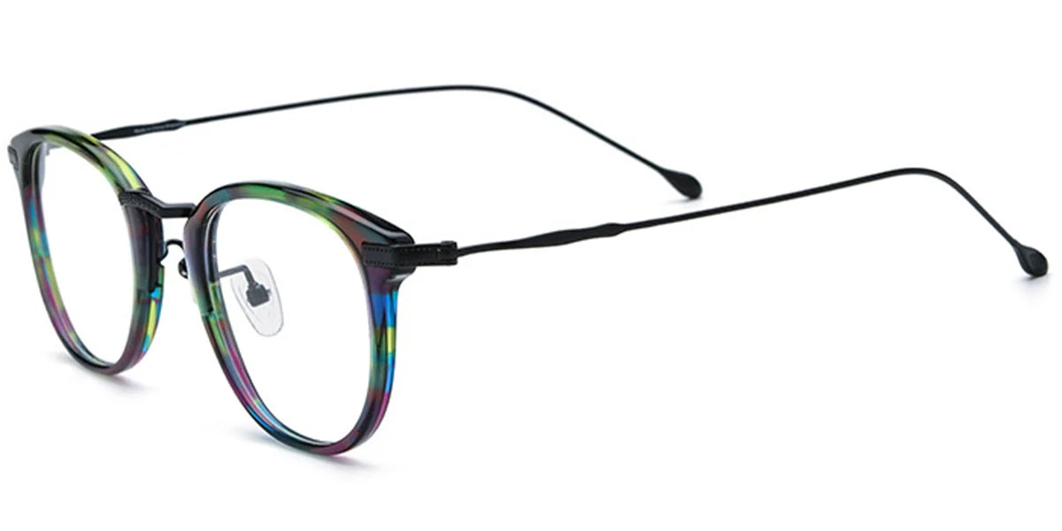Candye® Acetate & Titanium Oval Frame F7023
