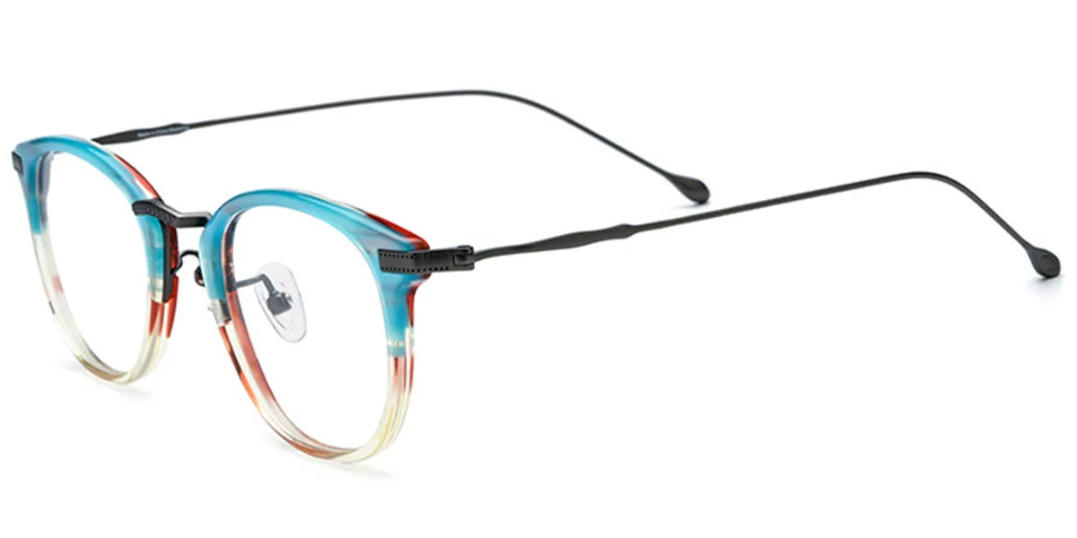 Candye® Acetate & Titanium Oval Frame F7023