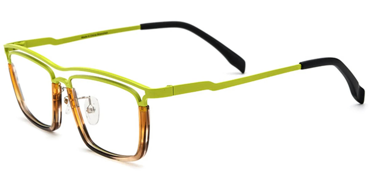 Candye® Acetate & Titanium Rectangle Frame F6719