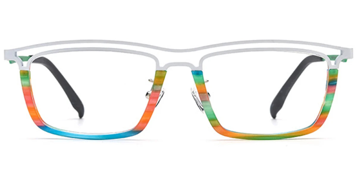Candye® Acetate & Titanium Rectangle Frame F6719