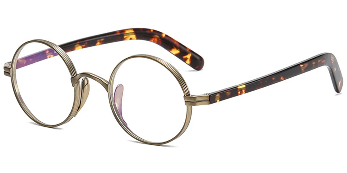 Candye® Acetate & Titanium Round Frame F6558