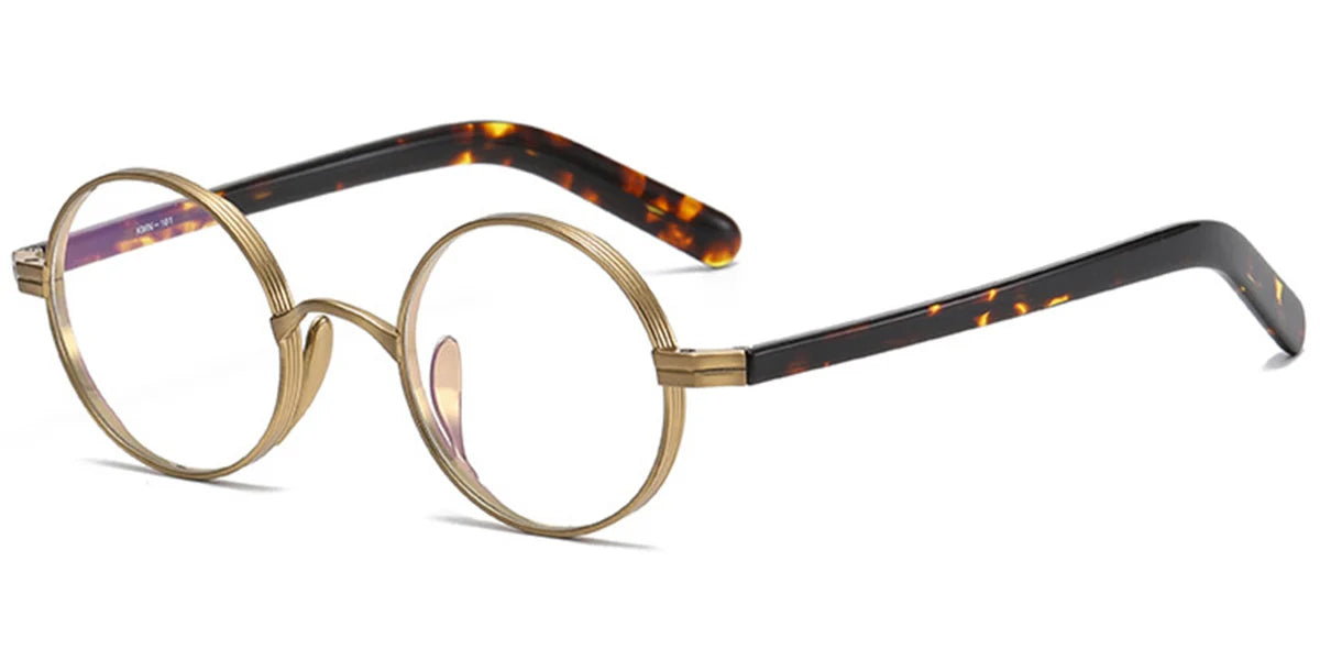 Candye® Acetate & Titanium Round Frame F6558