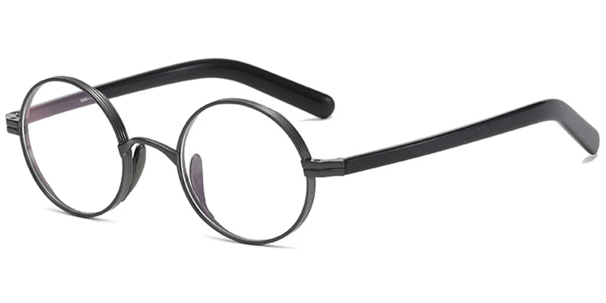 Candye® Acetate & Titanium Round Frame F6558