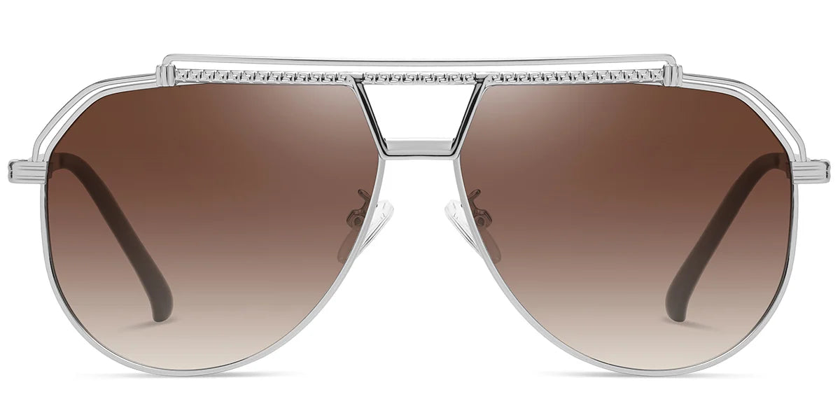 Candye Aviator Geometric Sunglasses SG4349