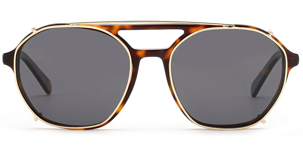 Candye® Clip Ons Acetate Aviator Frame F6619