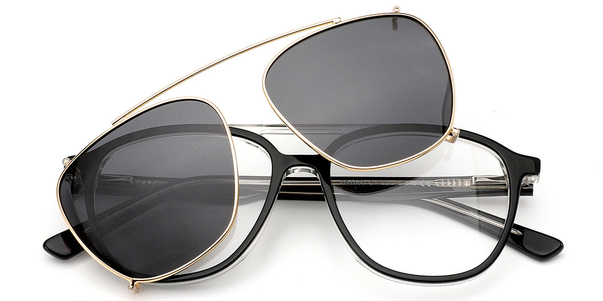 Candye® Clip Ons Acetate Aviator Frame F6620