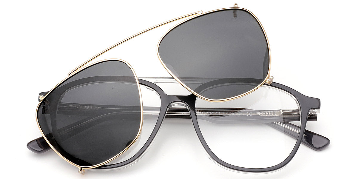 Candye® Clip Ons Acetate Aviator Frame F6620