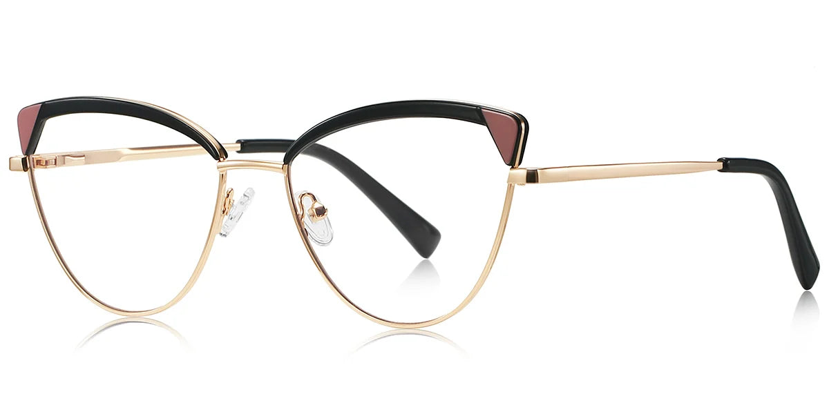 Candye® Metal Cat Eye Browline Frame F6840