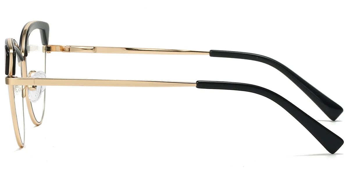 Candye® Metal Cat Eye Browline Frame F6840
