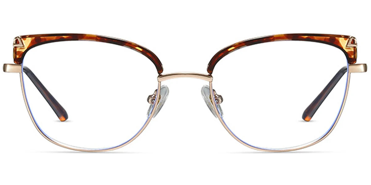 Candye® Metal Cat Eye Browline Frame F7031