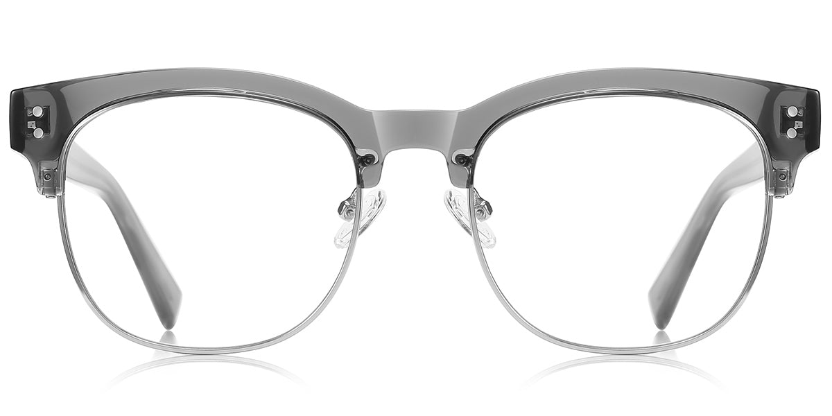 Candye® Metal Round Browline Frame F6854
