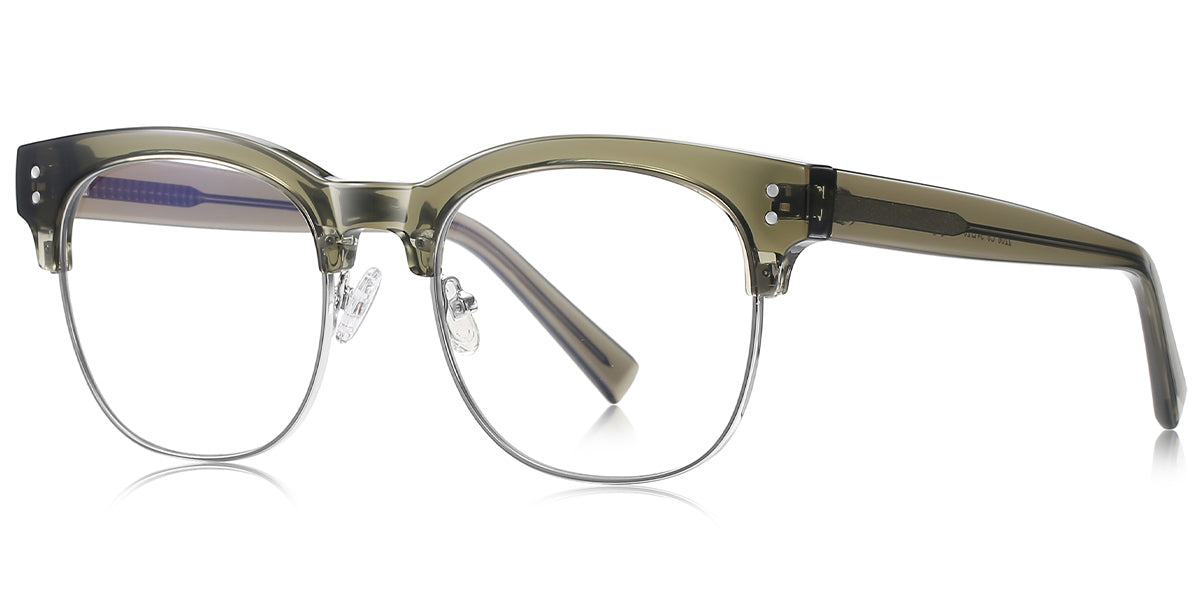 Candye® Metal Round Browline Frame F6854