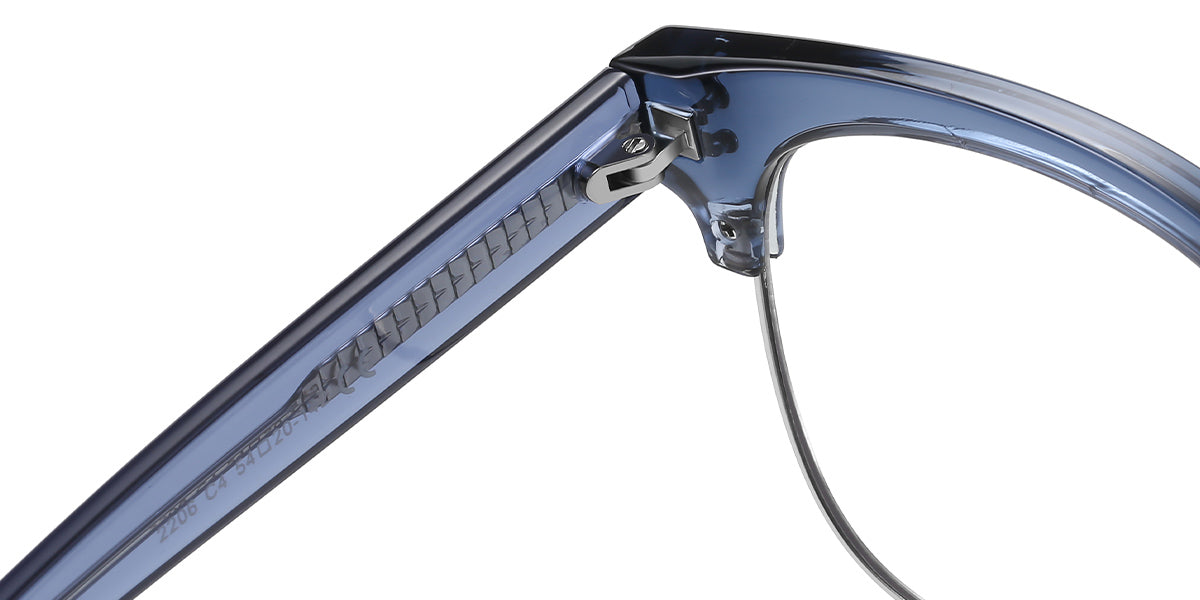 Candye® Metal Round Browline Frame F6854