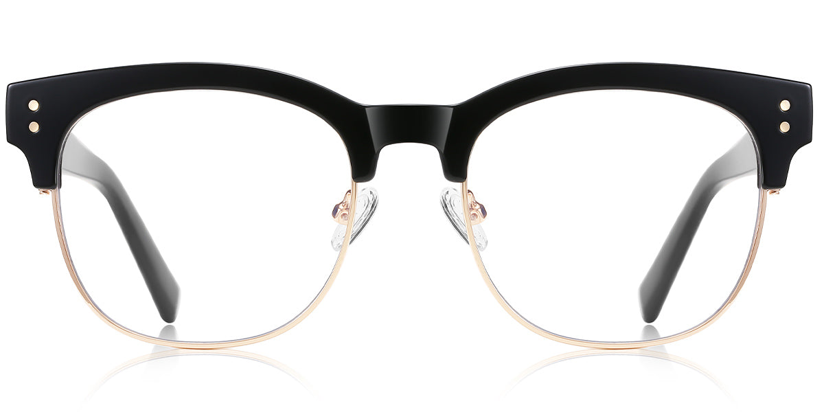 Candye® Metal Round Browline Frame F6854