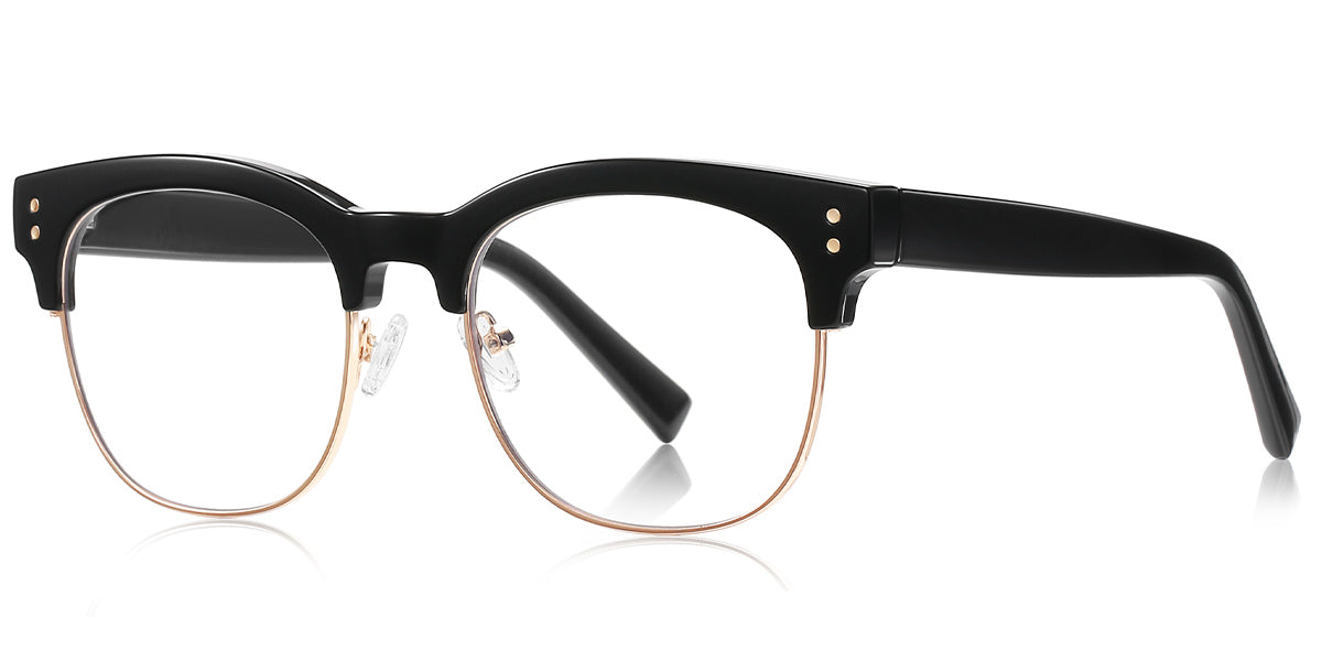 Candye® Metal Round Browline Frame F6854