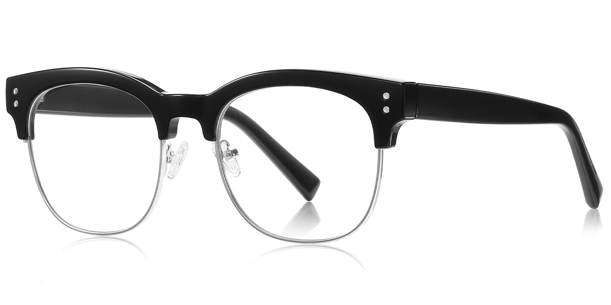 Candye® Metal Round Browline Frame F6854
