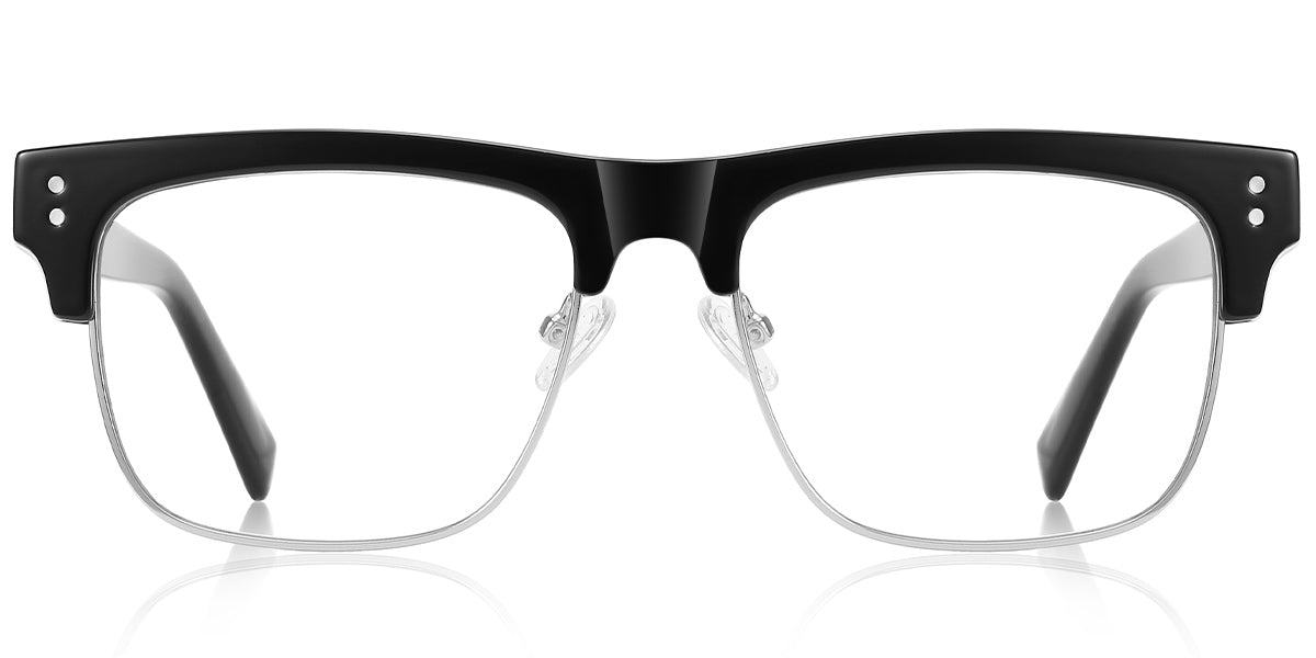 Candye® Metal Square Browline Frame F6843