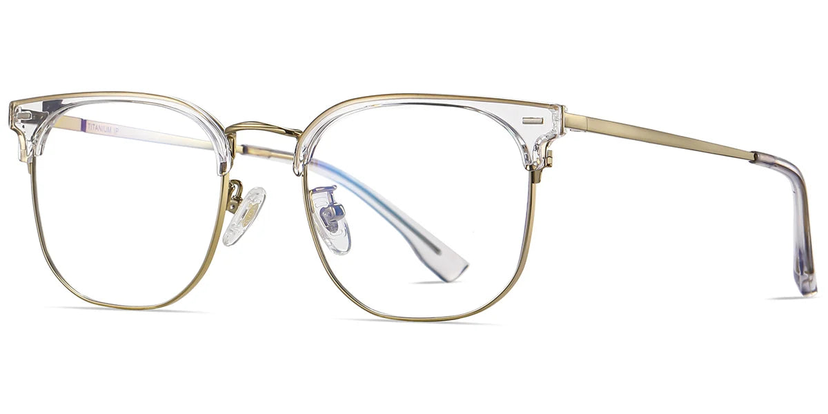 Candye® Titanium Browline Frame F6611