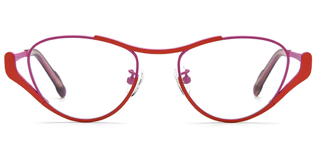 Candye® Titanium Cat Eye Geometric Frame F7048