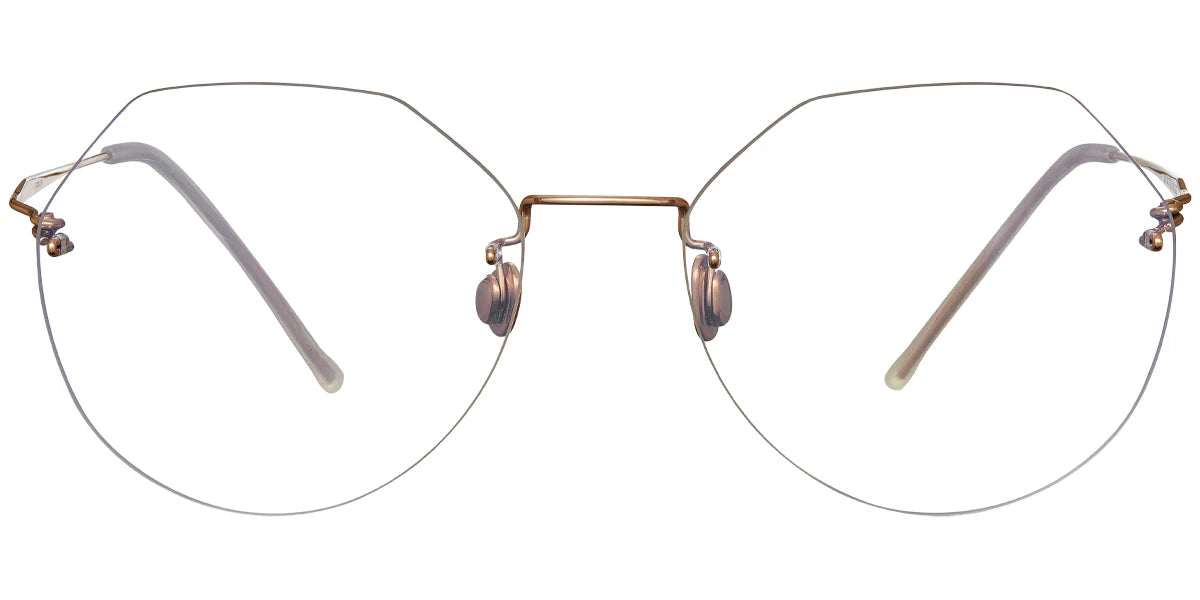 Candye Titanium Geometric Frame F5885