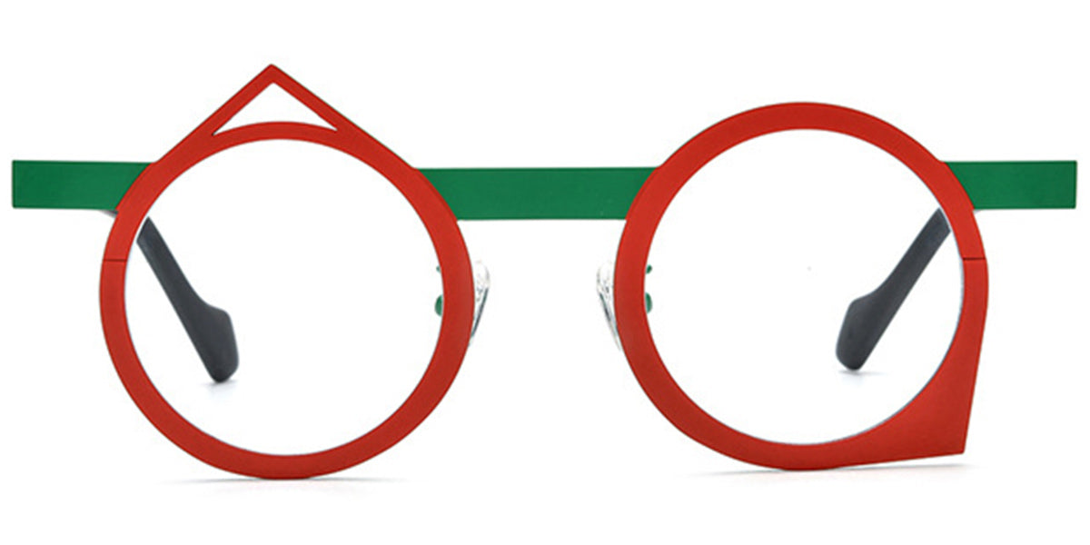 Candye® Titanium Round Geometric Frame F6720