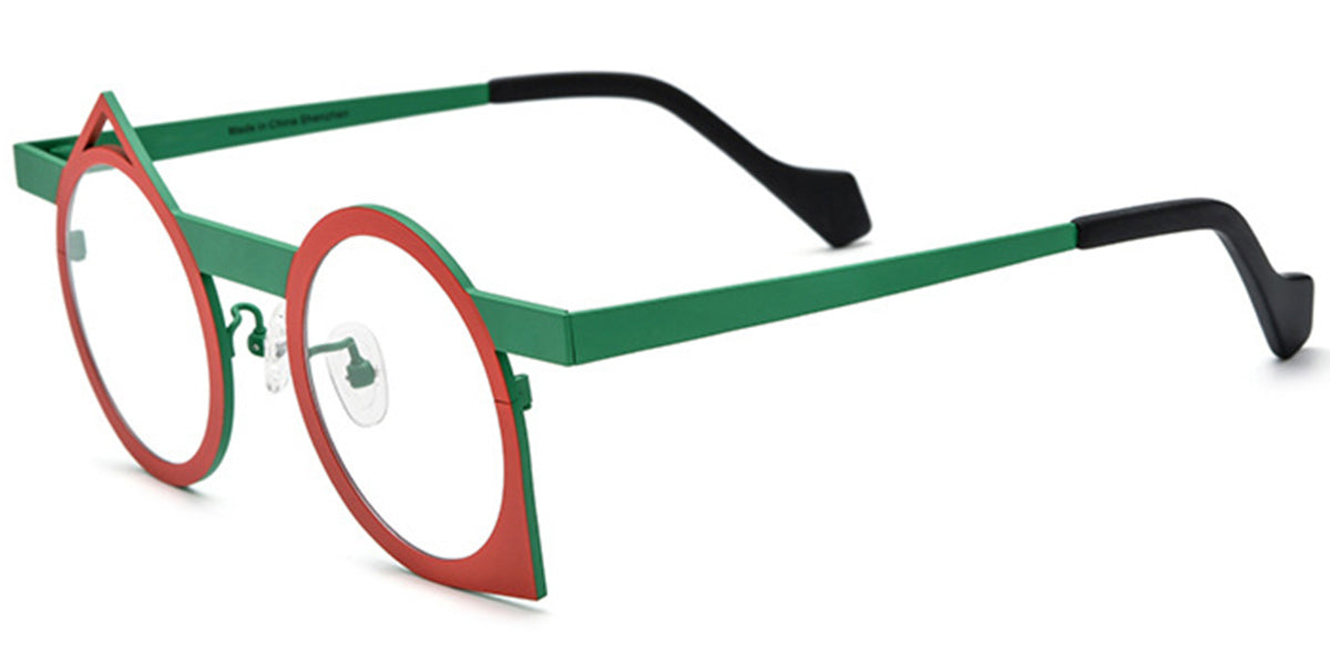 Candye® Titanium Round Geometric Frame F6720