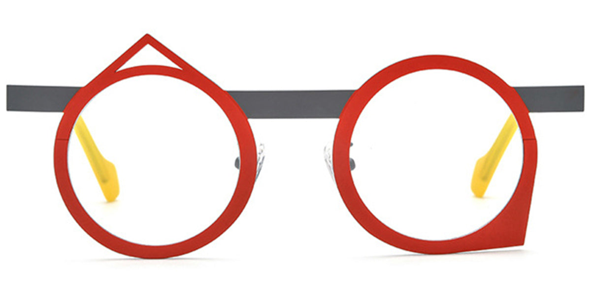 Candye® Titanium Round Geometric Frame F6720