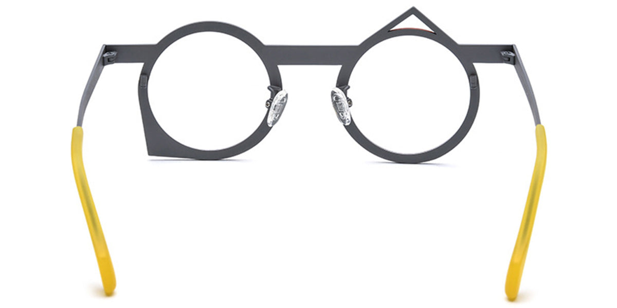 Candye® Titanium Round Geometric Frame F6720