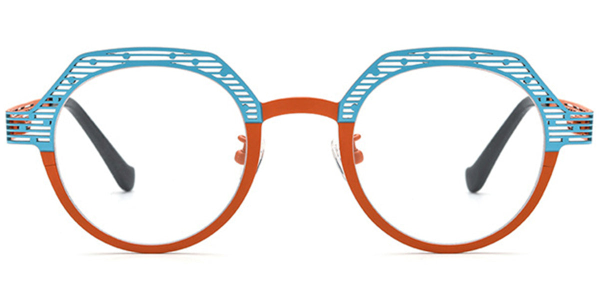 Candye® Titanium Round Geometric Frame F6725