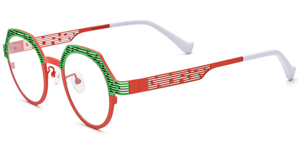 Candye® Titanium Round Geometric Frame F6725