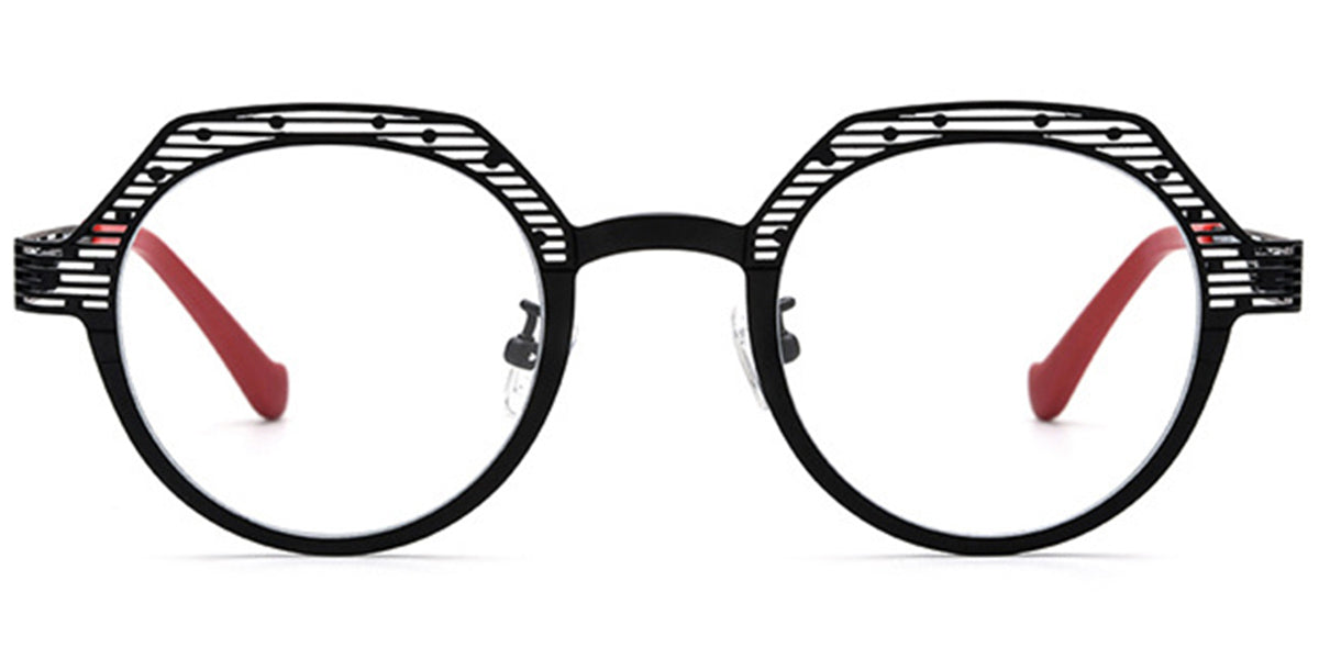 Candye® Titanium Round Geometric Frame F6725