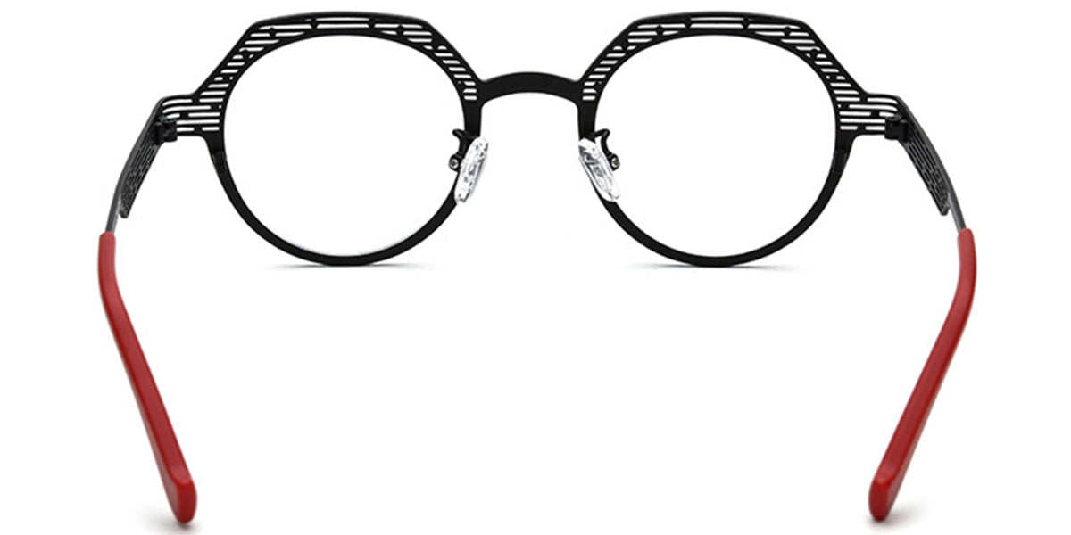 Candye® Titanium Round Geometric Frame F6725