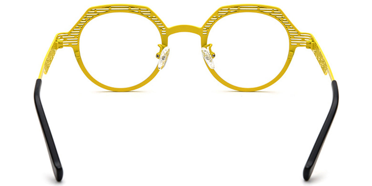 Candye® Titanium Round Geometric Frame F6725