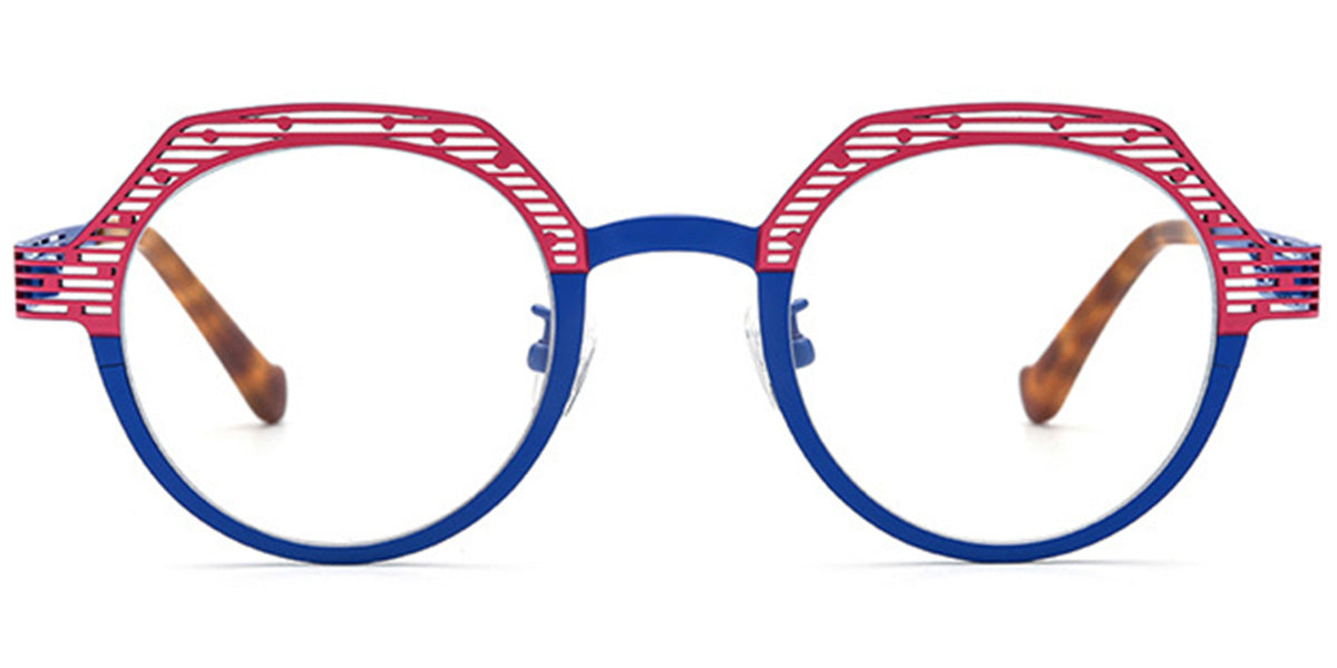 Candye® Titanium Round Geometric Frame F6725