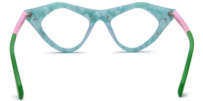 Candye® Acetate Cat Eye Geometric Frame F6898 
