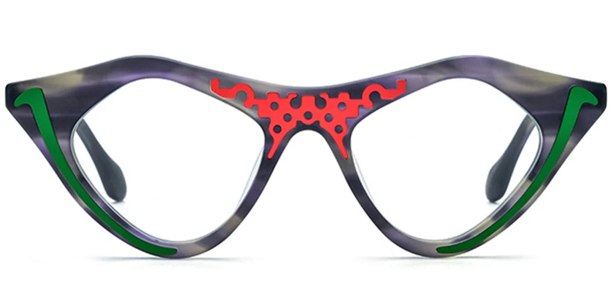 Candye® Acetate Cat Eye Geometric Frame F6898 