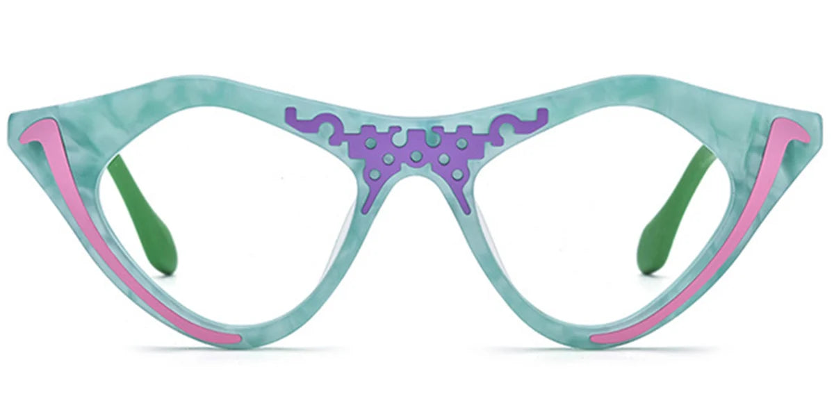 Candye® Acetate Cat Eye Geometric Frame F6898 