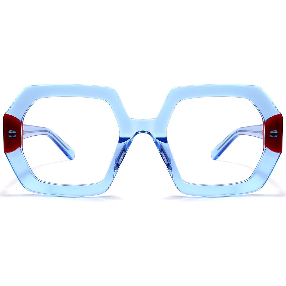 Candye Acetate Geometric Frame F5582 